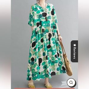 Oversized flowy dress